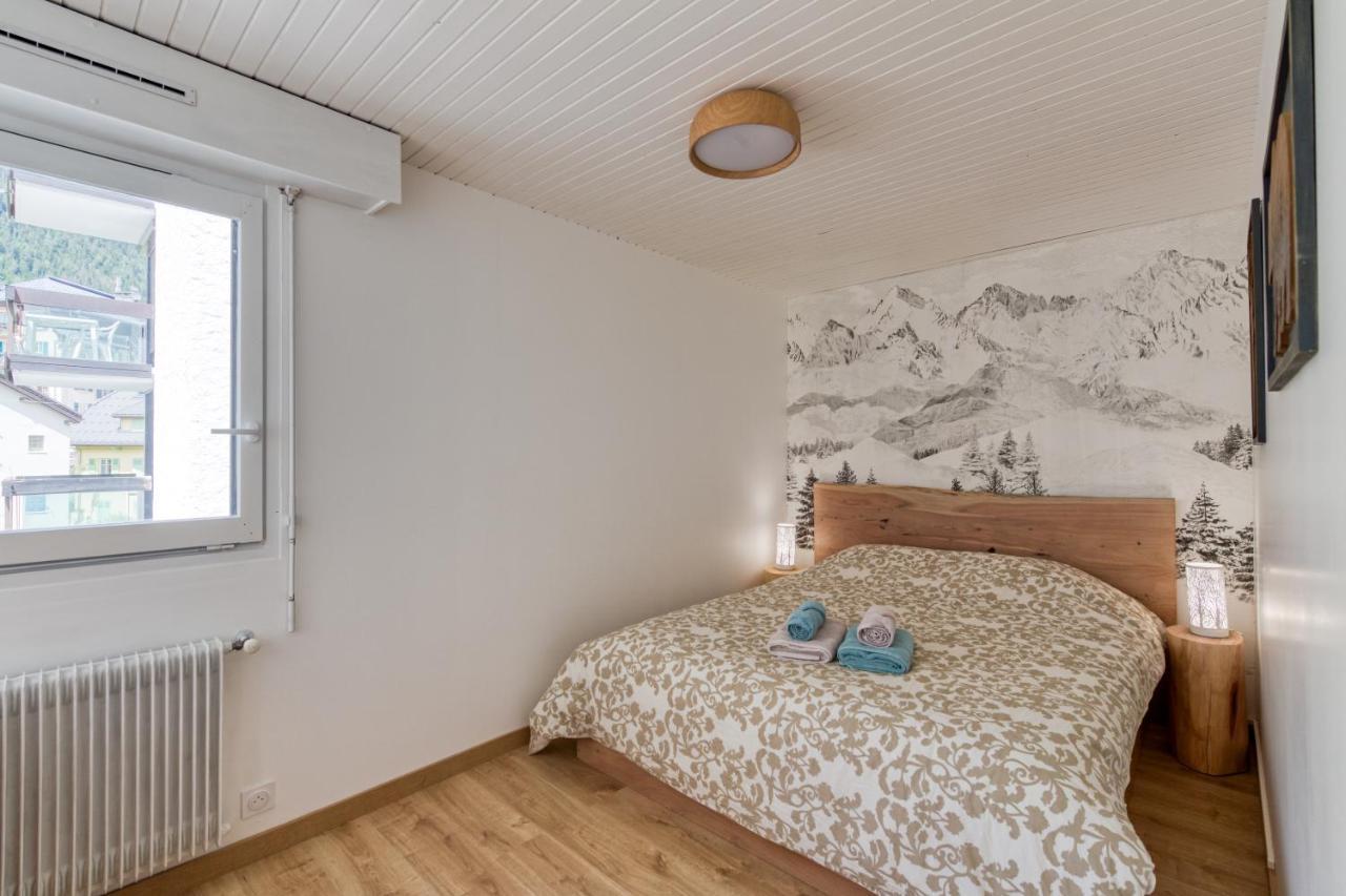 Le Petit Balcon Avec Vue Sur Le Mont-Blanc 2 Etoiles Appartement Chamonix Buitenkant foto
